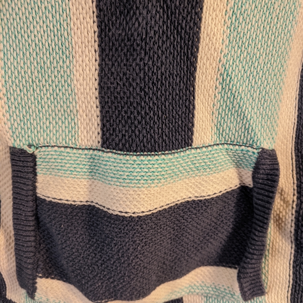 American Eagle Knit Striped Crop Hoodie - Picture 3 of 5